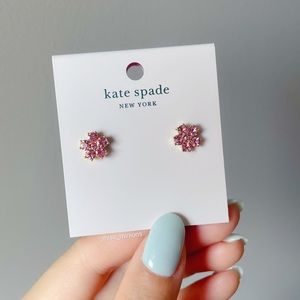 Kate Spade Pink Flower Stud Earrings